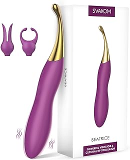 Clitoral Vibrator Sex Toys for Women - SVAKOM Female Squirting Vibrators Clit G-Spot Nipple Anal Stimulator- High Frequency Quick Orgasm Personal Massager Wand Adult Sensory Toy