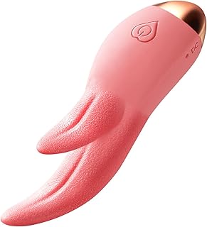 YcsLust Realistic Double Tongue Heating Vibrator G-spot Vagina Stimulator Smart Female Masturbator Nipple Massager Erotic Sex Toy for Couple Erotic Sex Toy Has 10 Vibration Modes