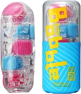 TENGA Bobble BOB-001 Crazy Cubes Reusable Male Masturbator, Translucent