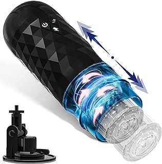 Sumeber Electric Mastubrator Man, Sex Toy for Men, 7 Stimulator and Rotation Functions, Super Quiet Hands-Free, Car Masturbators for Men, 3D Vagina Stimulator Toy