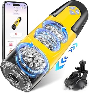 Cafatop Sex Toys for Men Male Masturbator - Automatic Masturbators Cup with 7 Thrusting &Rotating Modes for Penis Stimulation, Electric Pocket Pussy Male Stroker, Adult Male Sex Toy with Suction Base