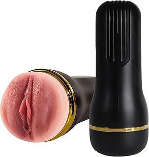 SAKASIYA Male Masturbator - Sex Toy for Men - Pocket Pussy Cup (Black)