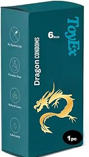 ToyEx Big Size Extra Size Dragon 6 inch silicon Condom for Men