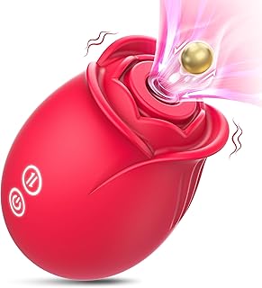 Sex Toys Vibrator Adult Toy - Rose Sex Toy Adult Toys with 9 Sucking & 9 Vibrating Modes for Women Sex Toys, G Spot Vibrators Rose Sucker Sex Games Stimulator for Couples Woman Sex Machine