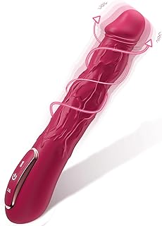 Vibrator Dildo Adult Sex Toys - Realistic Wriggling G Spot Vibrator for Women, Sex Toys Clitoris Anal Dildo with 10 Powerful Vibration Mode, Anal Clitoris Stimulator for Woman Sexual Pleasure