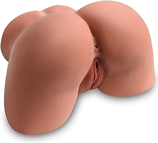 Lifelike Sex Doll Male Masturbator Realistic Big Butt Pocket Pussy Ass with Vagina Anal Sex Stroker, Female Body Torso Hip Adult Love Doll Male Sex Toys for Men Masturbation Wheat Skin, 14LB