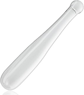 Glass Plug Dildo Prostate Masturbation Massage Adult Toy Large and Small Size Male and Female Universal Sex Ass Plug Glass Rod Sex Toy (S)