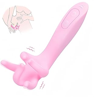 FunFlick Fingering Vibrator Sex Toys Sexual Wellness Products - Biomimetic Design Thrusting Vibrator for Women, 30 Vibration Modes Multipoint Stimulation Vibrators for Woman for Clitoris & G Spot & Nipple Stimulation to Ultra Climax, Silicone & Quiet & Portable & Waterproof Clitorious Stimulator, Magnetic Charging Nipple Toys, Best Adult Toys for Her, Him & Couples
