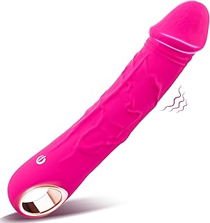 Luapoda Sex Toys G Spot Vibrator for Women - Adult Sex Toy Realistic Vibrators with 10 Vibrating Clitoral Stimulator Adult Sex Toys for Woman Couples Penis Texture Waterproof Female Silent Vibrator