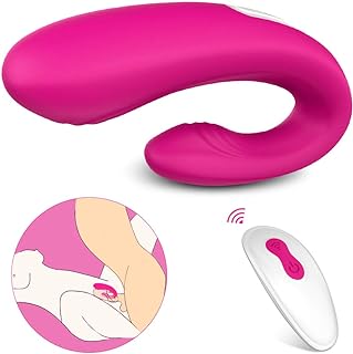 Couples Vibrator with Dual Motors, 9 Powerful Vibration Modes for G Spot Clitoral Stimulation, Waterproof Wireless Vibrator Clitoris Anal Massager Sex Toy for Women or Coulpes