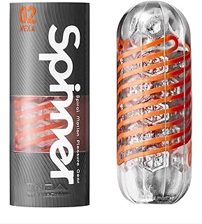 TENGA Spinner Cup Male Masturbator, Reusable Spiral Motion and Intimate Pleasure Device Men Masturber, SPN-002 HEXA