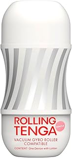 Tenga Rolling Gyro Roller Gentle Cup Soft Male Masturbator, White