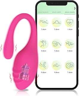 APP Remote Control G-spot Panty Vibrator, Pink Fun Long Distance Bluetooth Wearable, Rechargerable Adult Sex Toys More Than 9 Vibrations for Women and Couple, Female