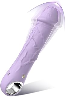 BGGOOD 7 Inch Realistic Silicone Dildos - Clitoris G Spot Dildo Vibrator Wand with 10 Vibration Modes, Sexual Toys Adult Female Sex Toys for Women Couples Sex Pleasure