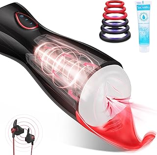 Male Masturbator Sex Toys for Men with Powerful Sucking Modes Mens Stroker Pocket Pussy Male Mastuabors Toys with 3D Textured Tight Vaginal Sex Machine Adult Toys for Men Blowjob Sex Toys4mens UK