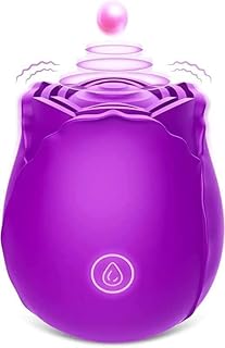 Silent Vibrator for Women, Thrusting Vibrater for Woman Sucking Licking Toys Massager, Small Love Eggs Vibrators Male Toys for Couples Game Women Male Massager (Purple)