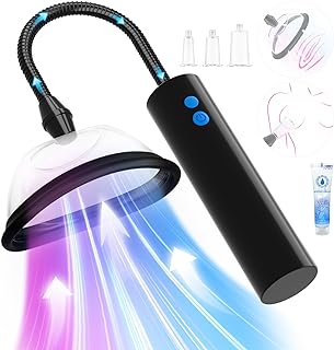 Adult Sex Toys Pussy Pump - Sex Toys for Female Nipple Pussy Sucker Automatic Vacuum Vagina Sex Pump, Adult Toys Nipple Pussy Sucking Toys with 3 Powerful Modes, Adult Sex Toy & Games, 5 Cups Included
