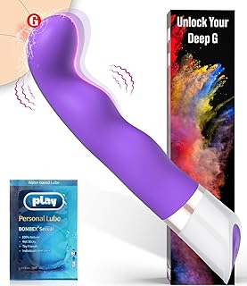 Vibrator Curved Sex Toys for Woman, Mini Wand Vibrators Sex Toy for Female Couples, 10 Powerful Vibrations, Discreet Small Clitoral Gspot Anal Stimulator Vibrater Dildo Adult Toys