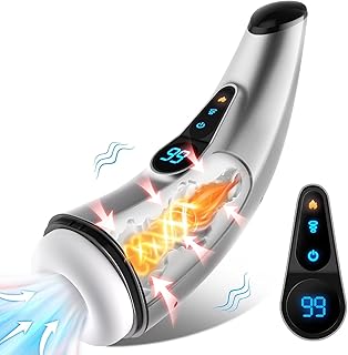 sex toys for men hands free, Electric male masterbrators Toy with 8 Powerful Thrusting Rotating Modes for Stimulation, Electric Pocket Pussy Vagina Men's Hoodies TWO Dual Motor,Waterproof 3+124