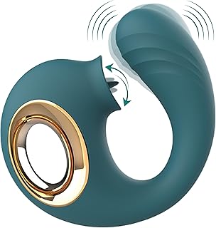 G-Spot Vibrator for Women 7 Modes with Licking Tongue Realistic Dildo for Anal play - Rechargeable, Waterproof Sex Toy for Women and Couples - Jade Thrill