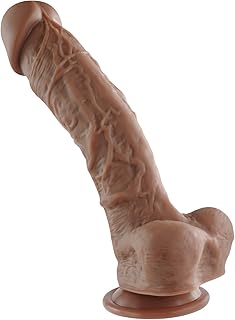 Realistic Dildo Vaginal Dildos with Suction Cup Silicone G-Spot Plug Sex Toy for Women and Female Masturbation